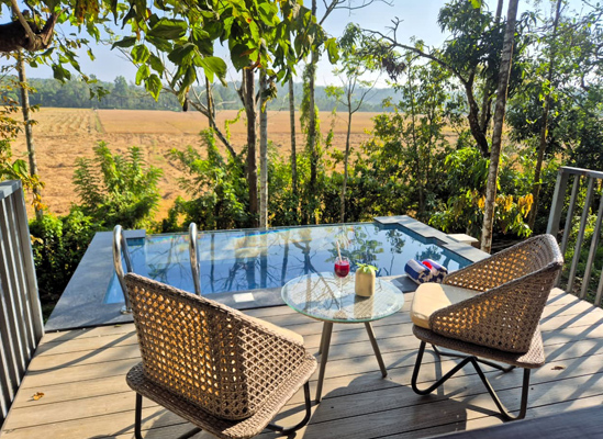 Luxury Reosrts in Wayanad - Paddy View Pool Villa